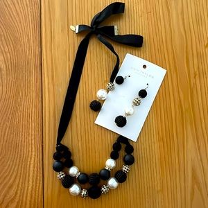 Ann Taylor earrings and necklace set